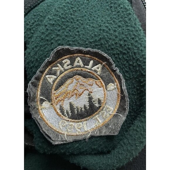 VTG Alaska Polar Fleece Vest Chest Patch Men’s L Hunter Green Alaska Est 1959 - Picture 9 of 9